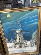 schilderij molen, Antiek en Kunst, Ophalen