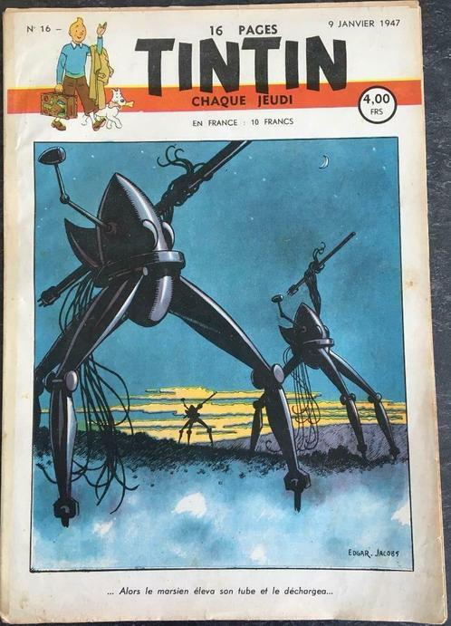 Journal Tintin n 16 - 1947, Livres, BD, Enlèvement ou Envoi