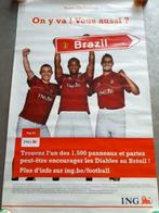 Diables Rouges: affiche Brésil, Utilisé