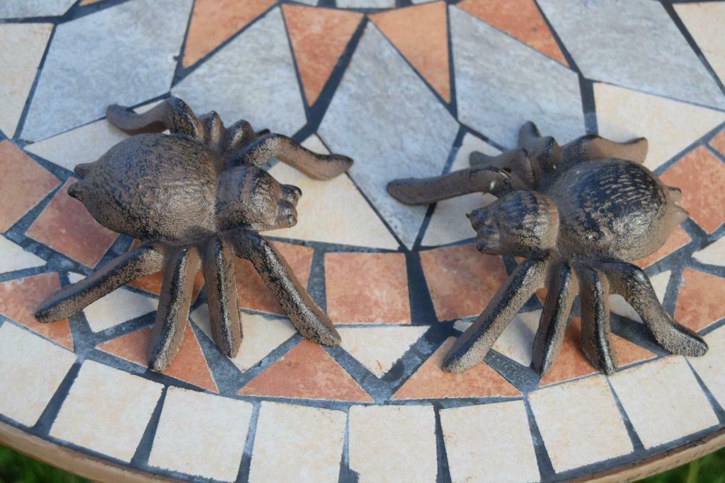 Araignées en fonte patinée (le couple ), Maison & Meubles, Enlèvement ou Envoi, Neuf
