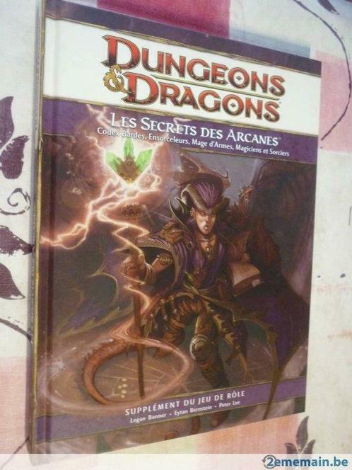 dungeons et dragons les secrets des arcanes, Livres, Aventure & Action, Utilisé, Enlèvement ou Envoi