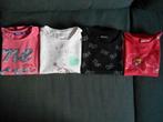set van 4 T-shirts maat 3 jaar, Meisje, Gebruikt, Ophalen of Verzenden, Shirt of Longsleeve