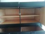 3 zwarte kasten - stoelen - tvmeubel, Huis en Inrichting, Stoelen, Ophalen, Gebruikt, Zwart, Zwart