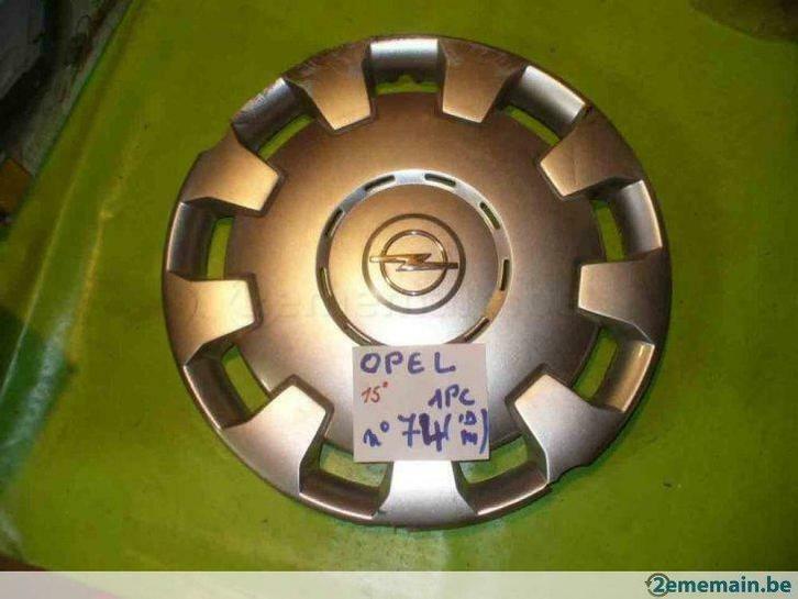 enjoliveur opel 15'' (n°74) - 1pc   (idem au n°312), Autos : Pièces & Accessoires, Pneus & Jantes, Jante(s), 15 pouces, Utilisé