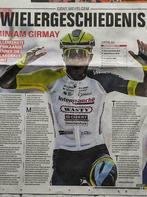 BINIAM GIRMAY Afrikaanse wielergeschiedenis in Gent-Wevelgem, Nieuw, Sport en Vrije tijd, Ophalen of Verzenden