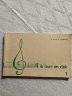 Notenleerboekjes     "Ik leer muziek", Ophalen of Verzenden, Gebruikt, Klassiek