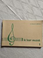 Notenleerboekjes     "Ik leer muziek", Utilisé, Enlèvement ou Envoi, Classique