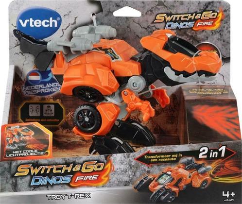 Vtech Switch&Go Dinos Fire Troy T-Rex, Kinderen en Baby's, Speelgoed | Vtech, Nieuw, Ophalen of Verzenden