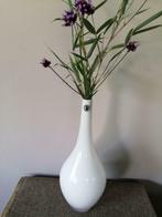 Vase en verre soufflé à la bouche moderniste vintage Salong, Maison & Meubles, Enlèvement ou Envoi, Blanc