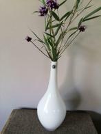Vase en verre soufflé à la bouche moderniste vintage Salong, Enlèvement ou Envoi, Blanc