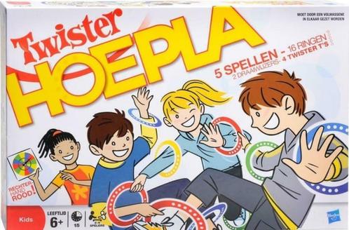 Twister HOepla Hasbro Gaming 6 - 16 jaar, Hobby en Vrije tijd, Gezelschapsspellen | Overige, Nieuw, Vijf spelers of meer, Ophalen