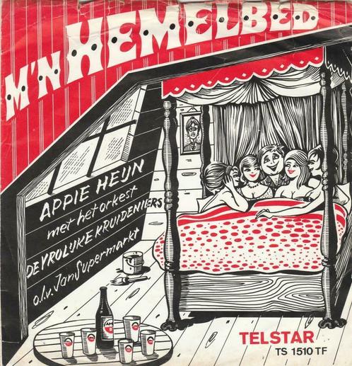 45T: Appie Heijn: M'n Hemelbed : Telstar, Cd's en Dvd's, Vinyl | Nederlandstalig, Overige formaten, Ophalen of Verzenden