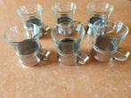 6 theeglazen, Huis en Inrichting, Gebruikt, Ophalen of Verzenden, Glas, Overige stijlen
