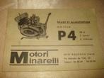 Motori Minarelli Ancien Manuel Usage & Manutention Moteur P4, Motos, Autres marques