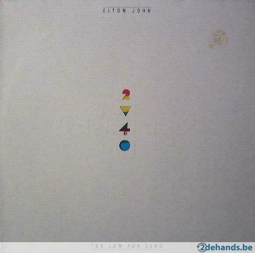 LP Elton John: Too low for Zero, CD & DVD, Vinyles | Pop, Enlèvement ou Envoi