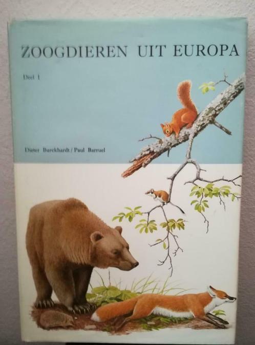 Zoogdieren uit Europa, Deel I (1971; Burckhardt/Barruel), Boeken, Prentenboeken en Plaatjesalbums, Zo goed als nieuw, Plaatjesalbum