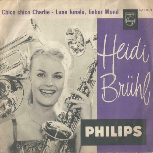 Heidi Brühl – Chico chico Charlie / Luna, lunalu, lieber Mon, Cd's en Dvd's, Vinyl Singles, Single, Pop, 7 inch, Ophalen of Verzenden