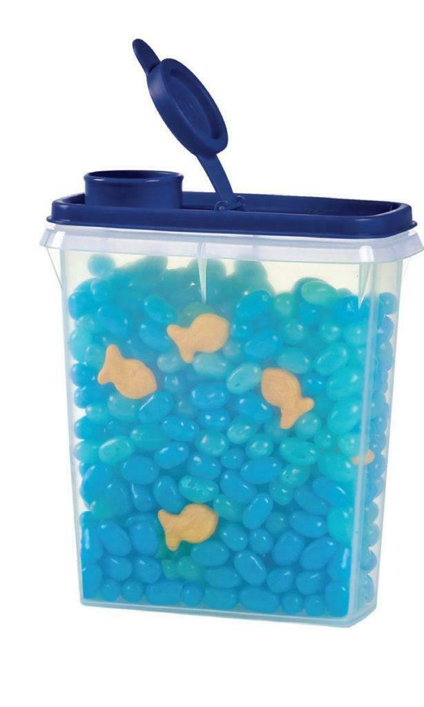 Tupperware céréales, Enlèvement, Utilisé, Bleu, Récipient ou Bol