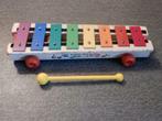 Vintage Fisher Price muzikaal trekspeelgoed met xylofoon, Gebruikt, Ophalen of Verzenden, Duw- of Trekspeelgoed