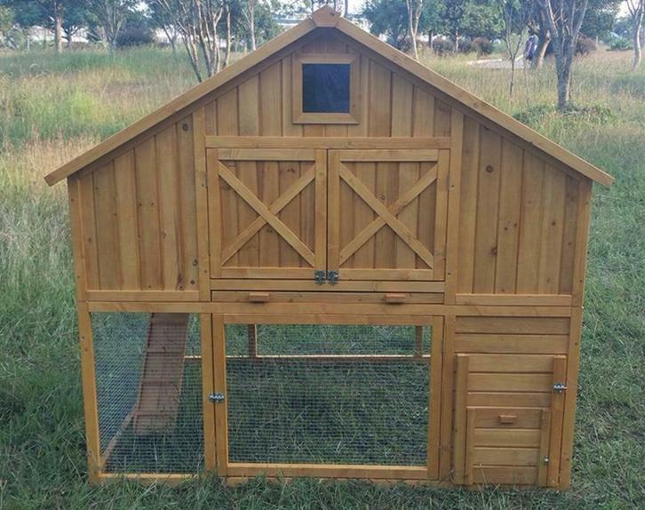 Poulailler XXL 15 poules maison poule coq abri poules oie, Dieren en Toebehoren, Pluimvee | Toebehoren, Nieuw, Kippenhok of Kippenren