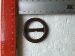 Boucle de ceinture, ronde, ancienne, imitation bois, Enlèvement ou Envoi, Neuf, Autres types