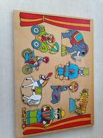 Te koop: houten puzzel thema circus, Ophalen of Verzenden, Gebruikt