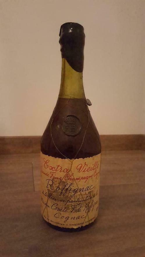 Cognac Roffignac, Verzamelen, Wijnen, Zo goed als nieuw, Overige typen, Frankrijk, Vol, Ophalen of Verzenden
