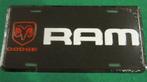 USA 'Dodge Ram' license plate - collector's edition - nieuw, Enlèvement ou Envoi, Neuf, Panneau publicitaire
