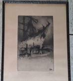 Ets Coque de voilier 4/100 door Kurt Peiser, Antiek en Kunst, Kunst | Etsen en Gravures, Ophalen of Verzenden