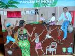 schilderij painting Congo contemporary art, Antiek en Kunst, Ophalen