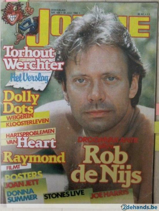 Joepie cover + tijdschriftartikel Rob de Nijs, Verzamelen, Film en Tv, Gebruikt, Ophalen of Verzenden