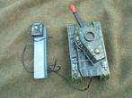 ancien jouet en tole char M71 electro guidé made in japan, Antiquités & Art, Enlèvement ou Envoi