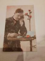 Postkaart- 1916? - romantische jongeman, Ophalen of Verzenden, Voor 1920, Gelopen, Overige thema's