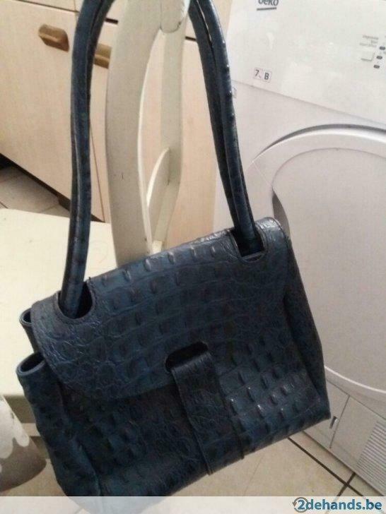 handtas Clovis, Handtassen en Accessoires, Tassen | Damestassen, Gebruikt, Blauw, Ophalen of Verzenden