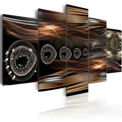 26 Abstract Art XXL 5 Luik Canvas Schilderij 200x100cm Nieuw, Antiek en Kunst, Kunst | Schilderijen | Modern, Ophalen of Verzenden