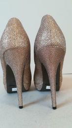 153A * sexy gouden glitter pumps met hoge hakken (40), Nieuw, Pumps, Verzenden, Overige kleuren