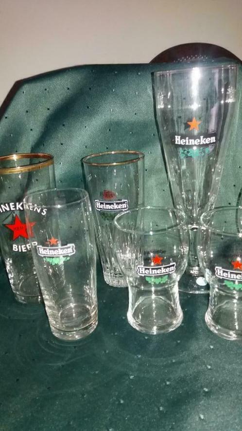 Speciale glazen Heineken, Verzamelen, Biermerken, Glas of Glazen, Heineken, Ophalen of Verzenden