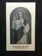 Carte de prière Sacré-Cœur de Jésus protéger BELGIQUE 1905, Enlèvement ou Envoi, Image pieuse