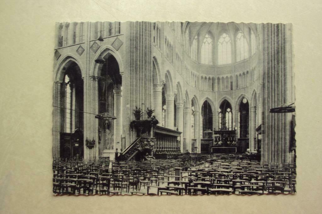 45518 - VEURNE - BINNENZICHT VAN ST-WALBURGA KERK, Verzamelen, Postkaarten | België, Ophalen of Verzenden