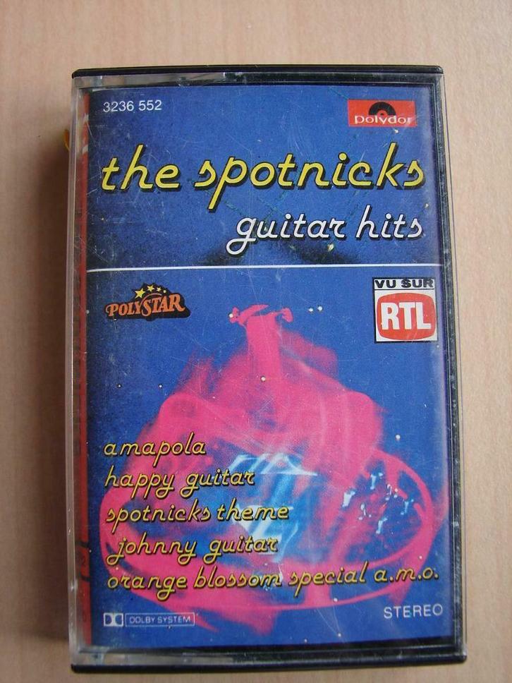 Muziekcassette the spotnicks - guitar hits, Cd's en Dvd's, Cassettebandjes, Origineel, Verzamelalbums, 1 bandje, Ophalen of Verzenden