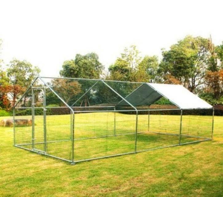 Poulailler 6x3x2m enclos grillagé volière chatiere 18m² NEUF, Animaux & Accessoires, Volatiles | Accessoires, Neuf, Poulailler