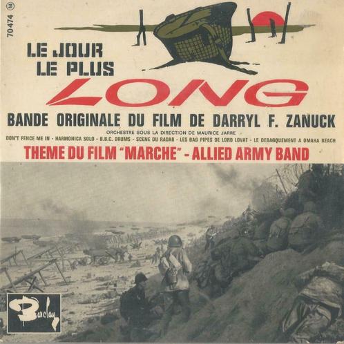 Maurice Jarre – Le jour le plus long – Single - EP, CD & DVD, Vinyles Singles, EP, Musique de films et Bande son, 7 pouces, Enlèvement ou Envoi