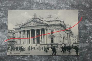 Postkaart 19/4/1911 Brussel, La Bourse, België