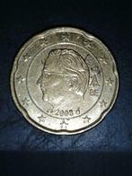 België 2008 error zeer zeldzaam, Postzegels en Munten, Ophalen of Verzenden, België, 20 cent, Losse munt