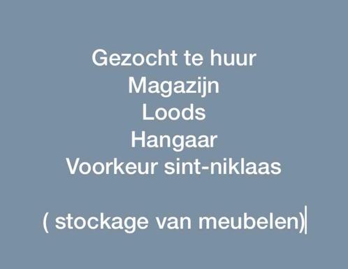 ② Gezocht Loods magazijn stockruimte eventuweel met woonst — Aménagement de Bureau & | Entrepôt, Rayonnage & Stockage — 2ememain