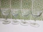Set van 4 vintage trappisten glazen Abdij Westmalle, Verzamelen, Overige merken, Glas of Glazen, Gebruikt, Ophalen of Verzenden