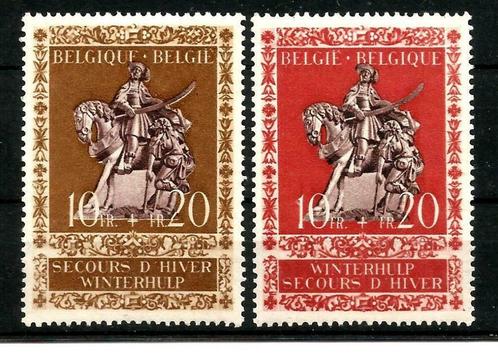 België 1943 6de Winterhulp OBP 613/4**, Timbres & Monnaies, Timbres | Europe | Belgique, Non oblitéré, Gomme originale, Autre