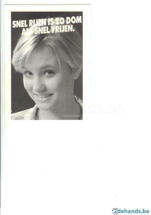 snel rijen is zo dom als snel vrijen. folder circa 1983, Boeken, Catalogussen en Folders, Nieuw