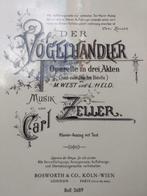 DER VOGELHÄNDLER     Carl Zeller    ( Operette )