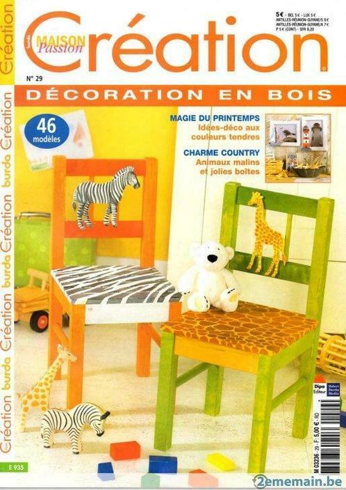 revue Burda Maison Passion Création 29 : décorations en bois, Livres, Journaux & Revues, Neuf, Enlèvement ou Envoi